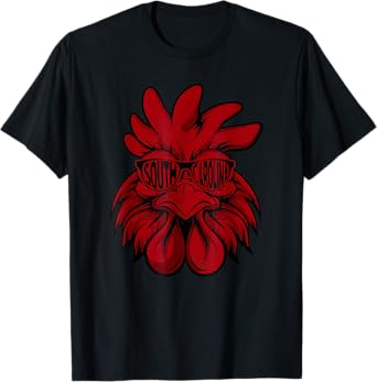 South Carolina Men Women Retro Cock Vintage State Varsity T-Shirt