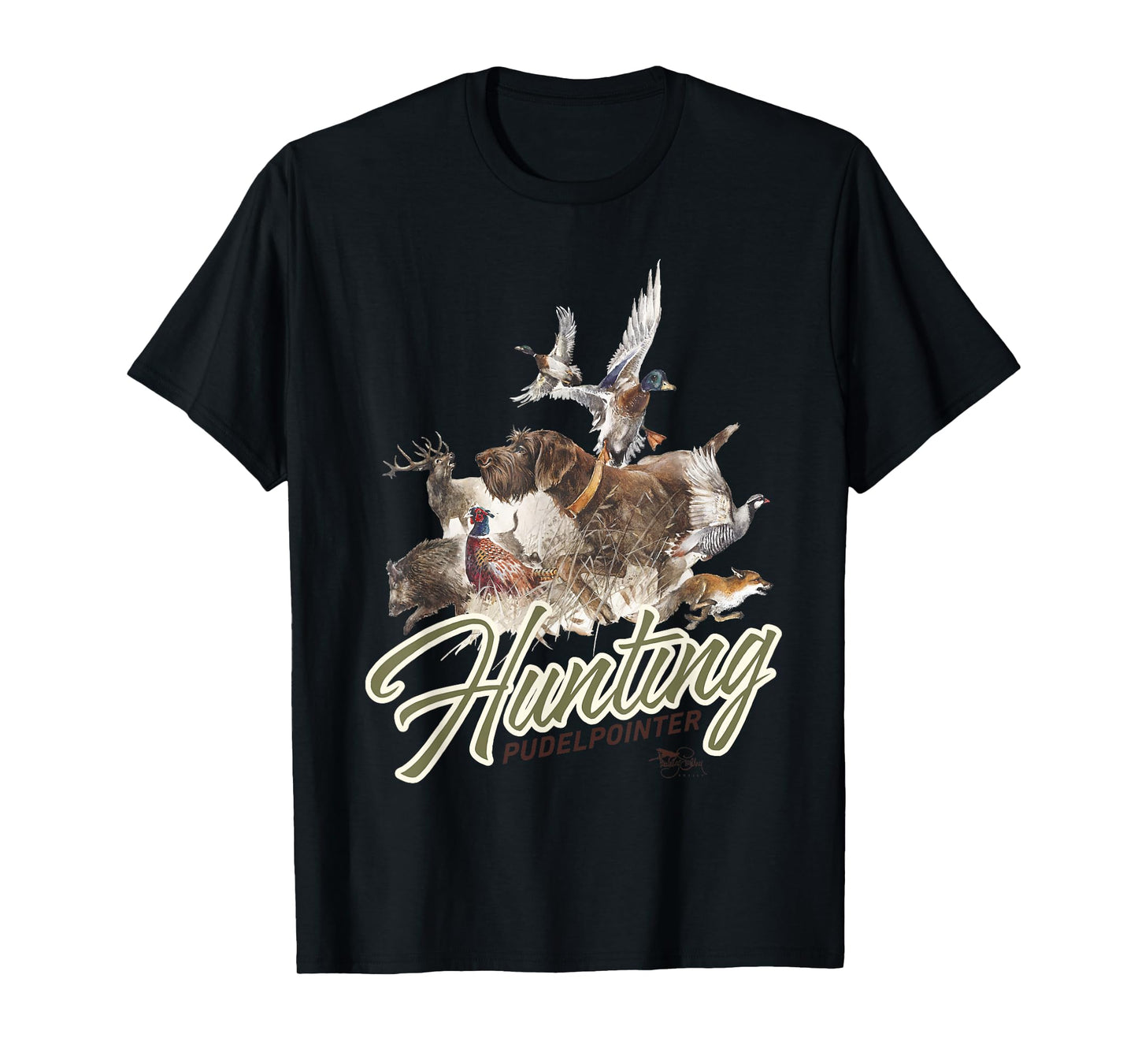 Pudelpointer Hunting Dog Tshirt Men Women Girls Kids T-Shirt
