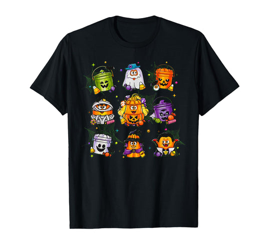 Spooky Nuggets Meal Bucket Halloween Chicken Nuggets T-Shirt