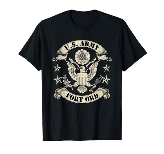 Fort Ord Us Army Base Ft Ord California CA Gifts T-Shirt