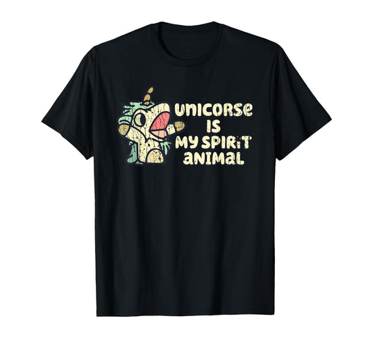 Unicorse Is My Spirit Animals Magic Horse T-Shirt