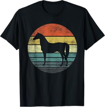 Horse Lover Gifts Horseback Riding Equestrian Retro Vintage T-Shirt