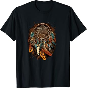 Native American Dreamcatcher Indian Design T-Shirt