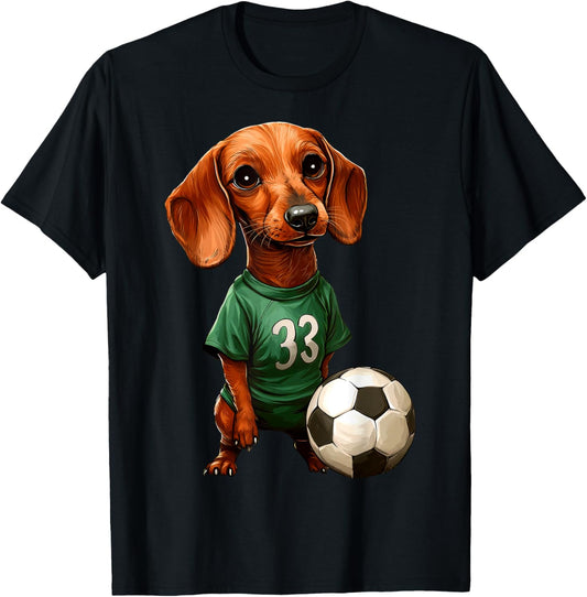 Soccer player Dachshund T-Shirt