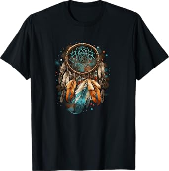 Native American Dreamcatcher Indian Design T-Shirt