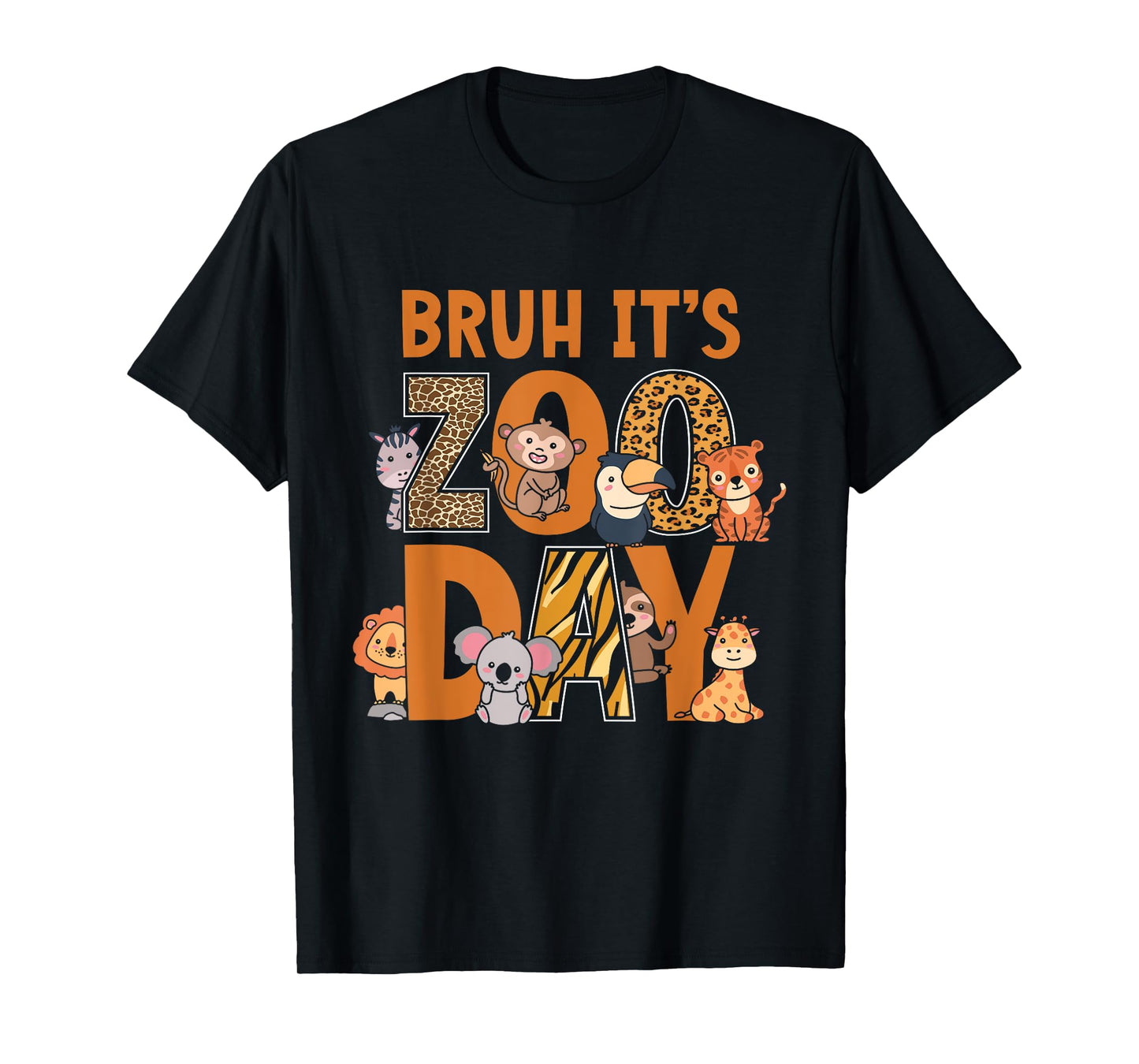 Funny Zoo Day Kids Bruh Its Zoo Day T-Shirt