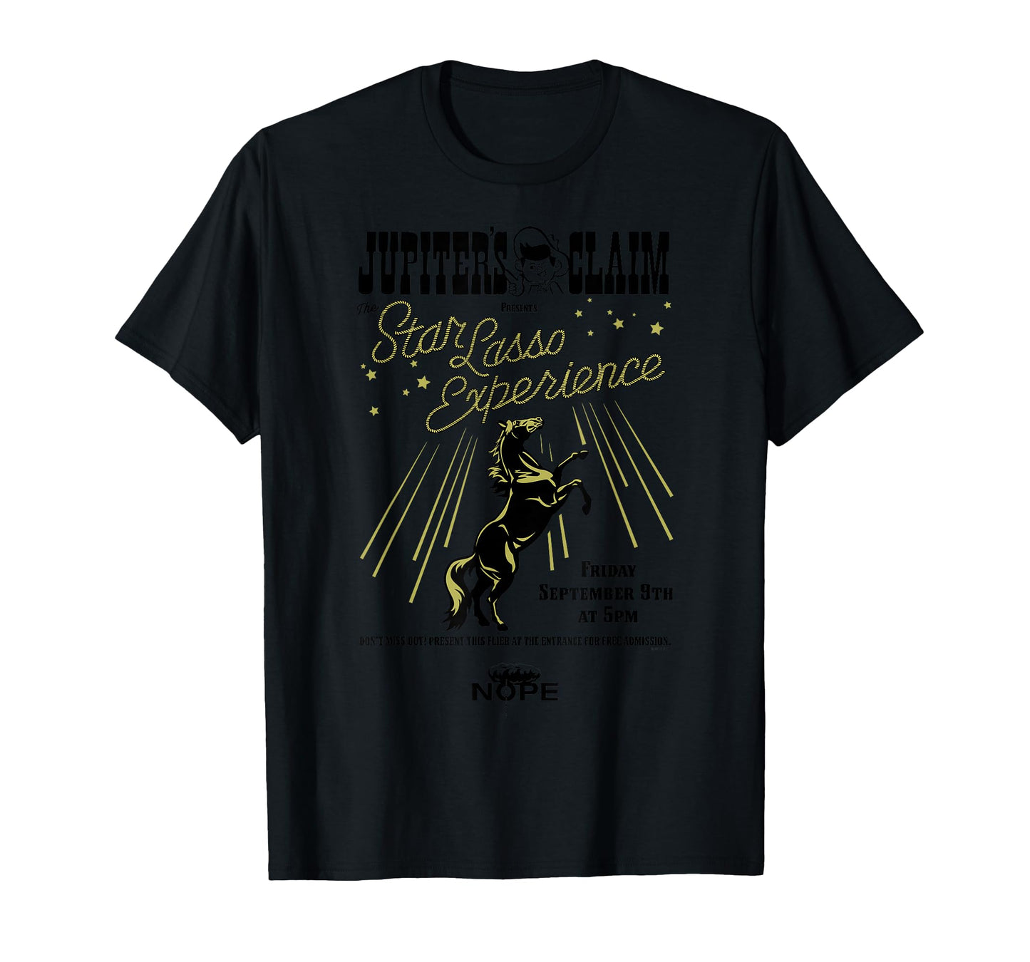 Nope Jupiter's Claim Star Lasso Experience T-Shirt