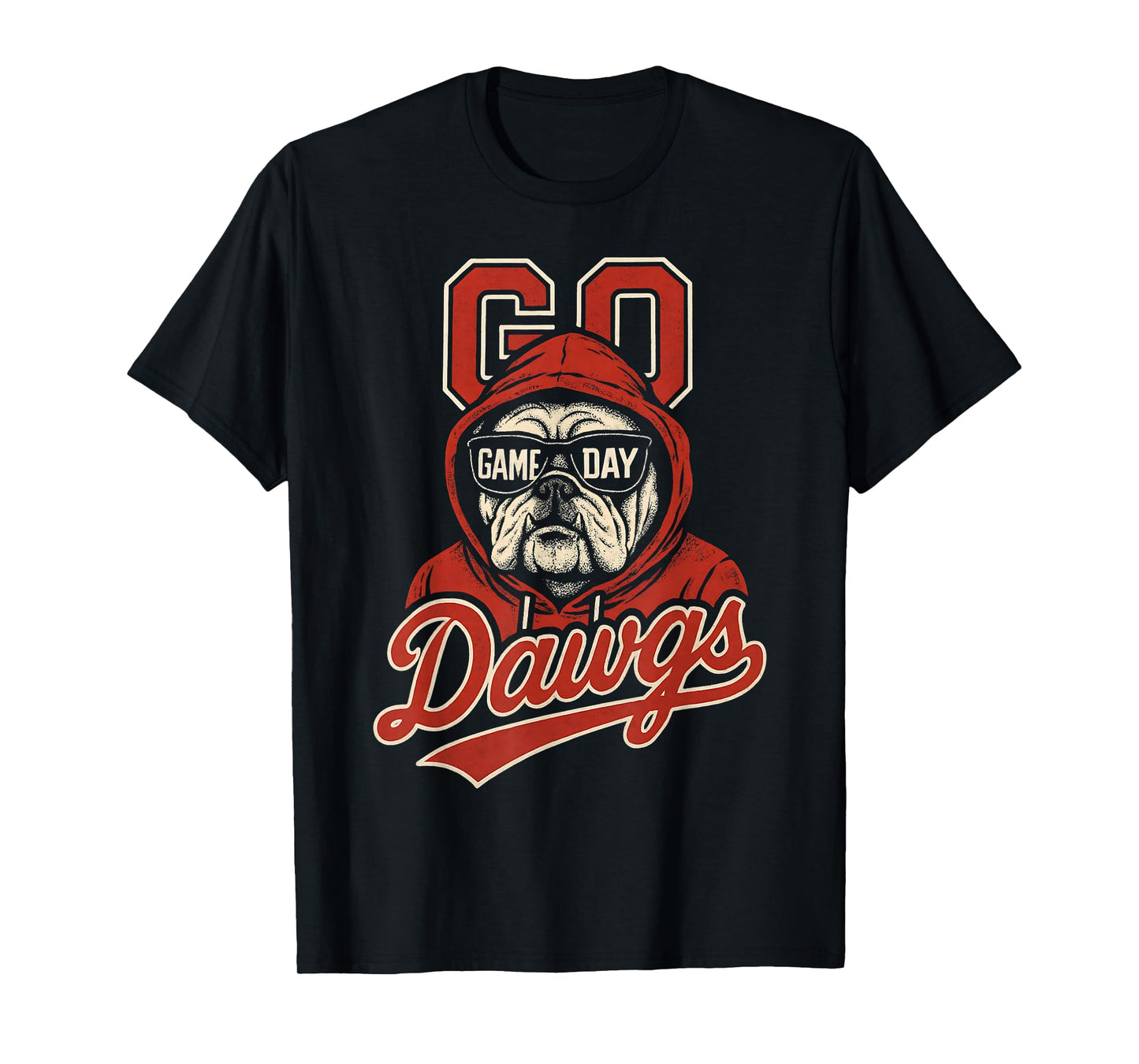 Bulldogs Graphic Go Dawg Men Women Kid Boy Girl T-Shirt