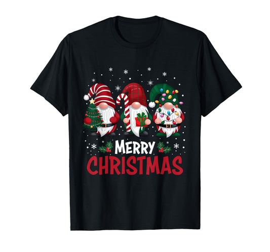 Merry Christmas Gnomes Family Xmas Festive Holiday Gnome T-Shirt