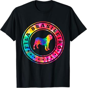 Tie Dye Fila Brasileiro Dog Mom Dad Pet Lover Men Women Girls Kids T-Shirt