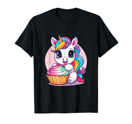 Unicorn Cupcake Sweet Dessert Delicious Baker T-Shirt