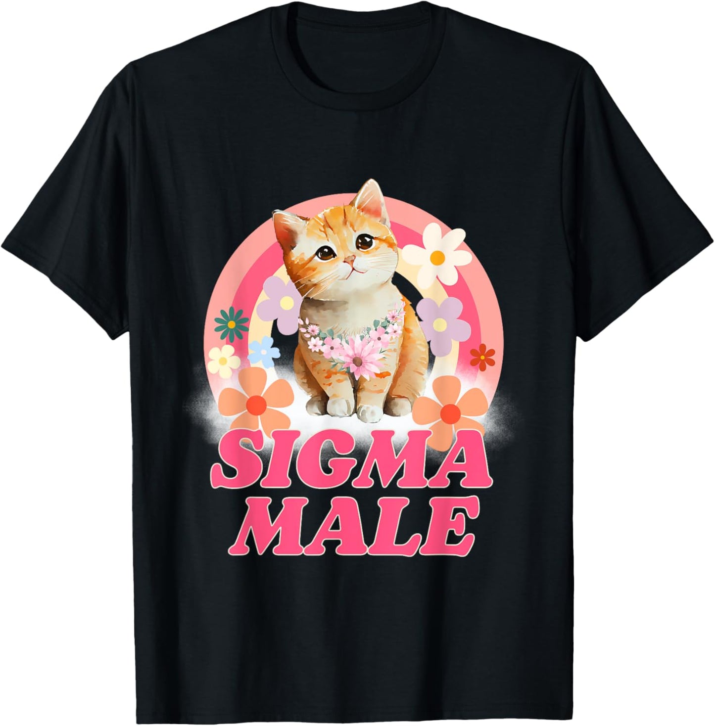 Sigma Male Cat Kitten Funny T-Shirt