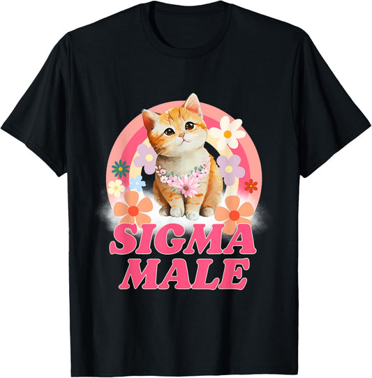 Sigma Male Cat Kitten Funny T-Shirt