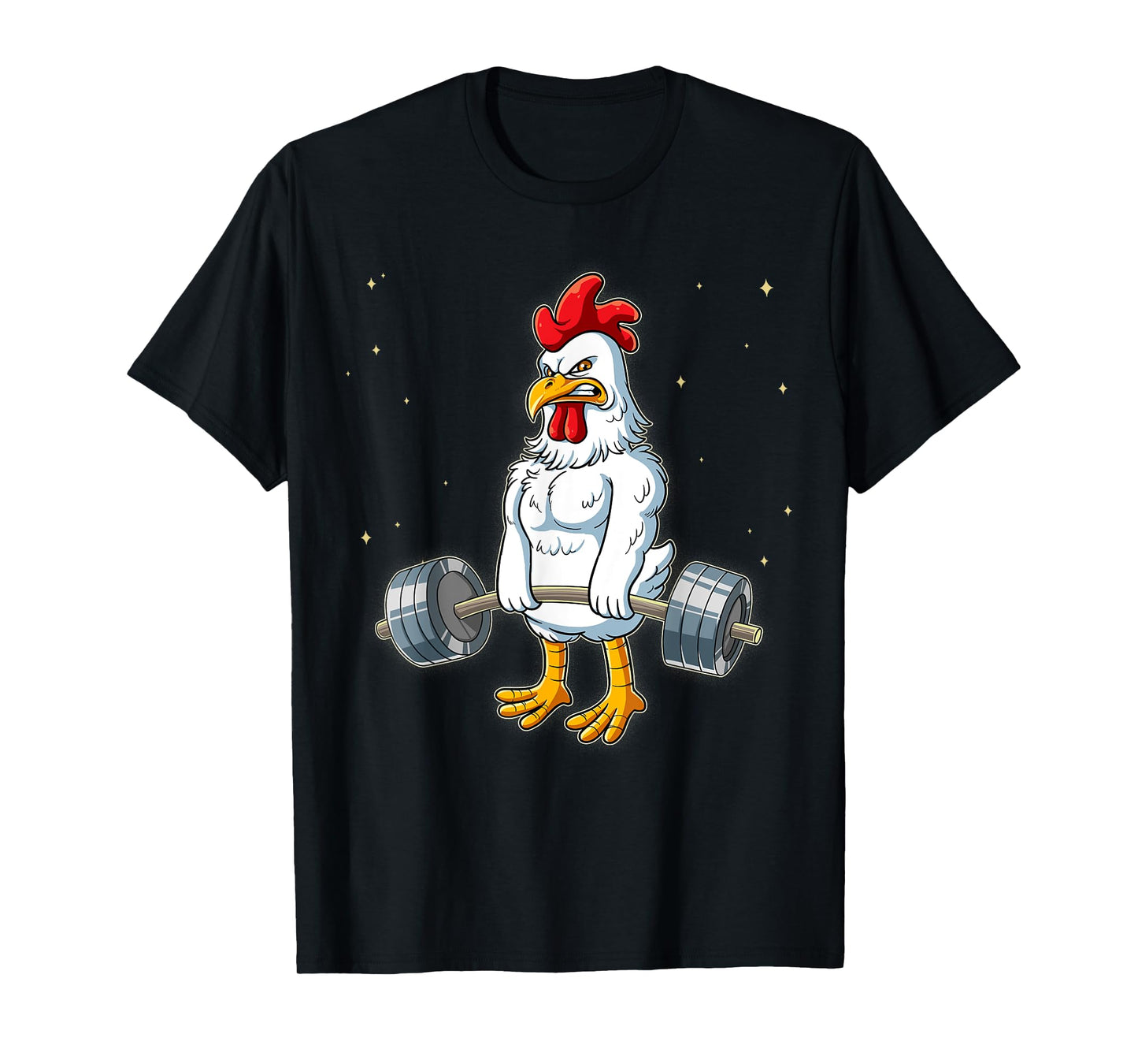 Chicken Gym Weight Training Deadlift T-Shirt