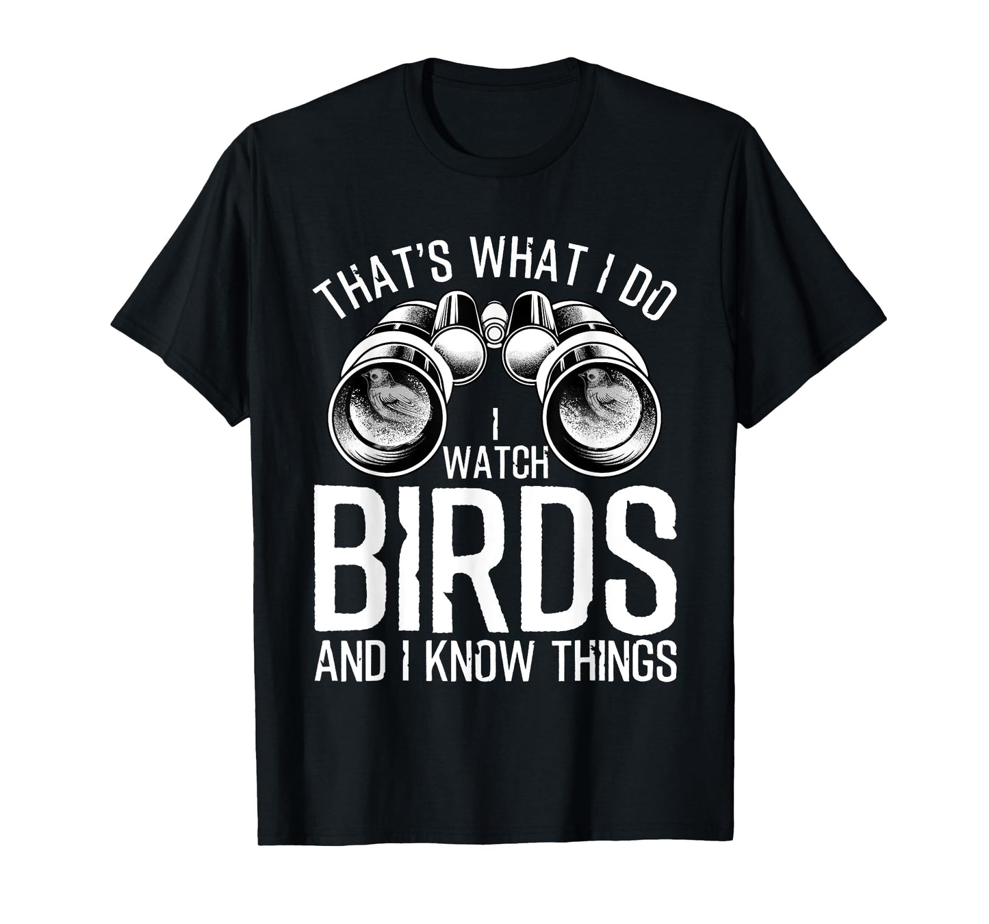 Bird Art For Men Women Kid Bird Watching Birding Birdwatcher T-Shirt