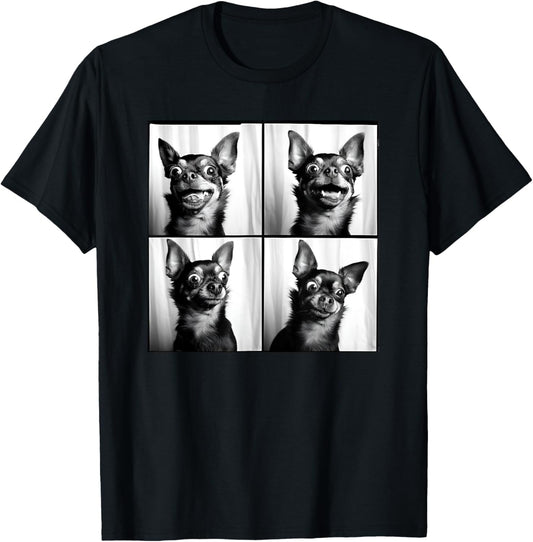 Weird Chihuahua Photoshoot Funny Dog Face Chihuahua Mom T-Shirt