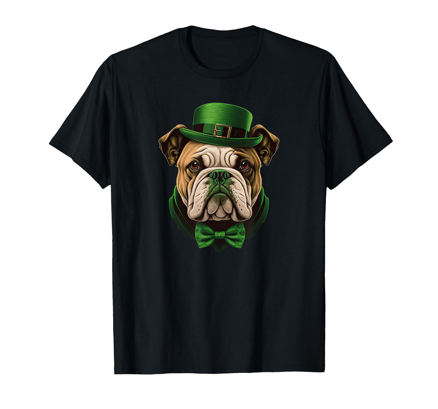 Funny Bulldog Dog St Patricks day irish Saint patrick Day T-Shirt