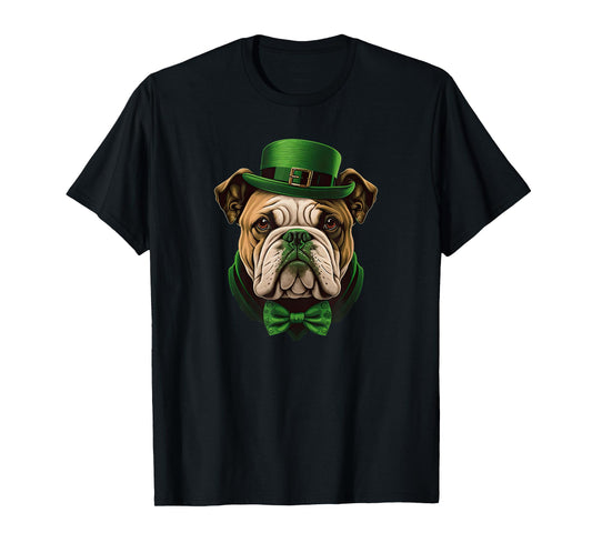 Funny Bulldog Dog St Patricks day irish Saint patrick Day T-Shirt