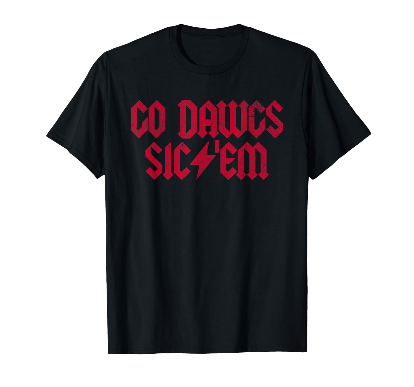 Retro Go Dawgs Sic Em Men Women Kids School Spirit T-Shirt