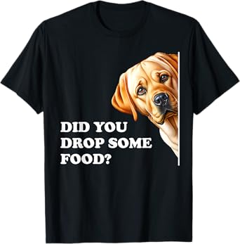 Yellow Labrador Dog Funny T-Shirt for Men Women Girls Kids