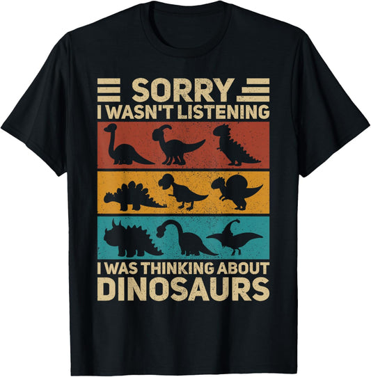 Funny Dinosaur Vintage Dinosaur Outfit Types Of Dinosaurs T-Shirt