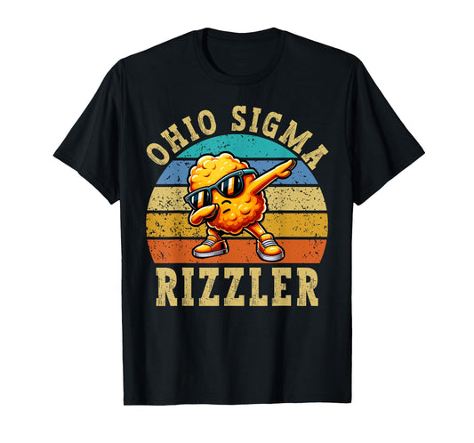Ohio Sigma Rizzler Dabbing Chicken Nugget Rizz T-Shirt