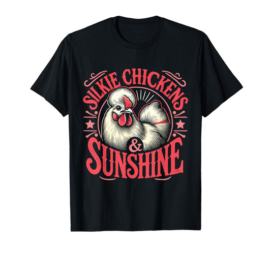 Silkie Chickens & Sunshine T-Shirt