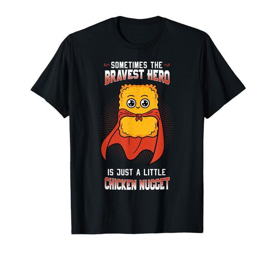 Chicken Nugget Fans Nuggies Lovers Nug Fast Food Eaters T-Shirt