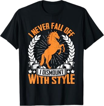 Funny Horse Shirt For Men Women Kids Horse Lover Graphic T-Shirt