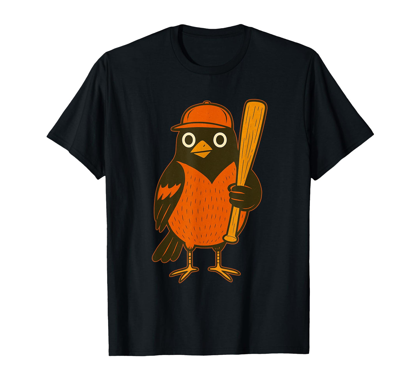 Batgrip Flight - Orangeheat Walks Loud Classic Oriole Animal T-Shirt