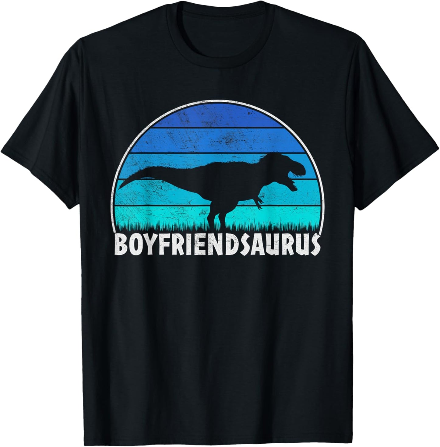 Boyfriendsaurus - Matching Dinosaur Couple Boyfriend T-Shirt