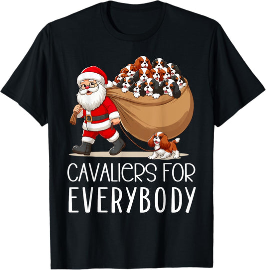 Cavalier King Charles Spaniel Christmas Funny Cavalier Dog T-Shirt
