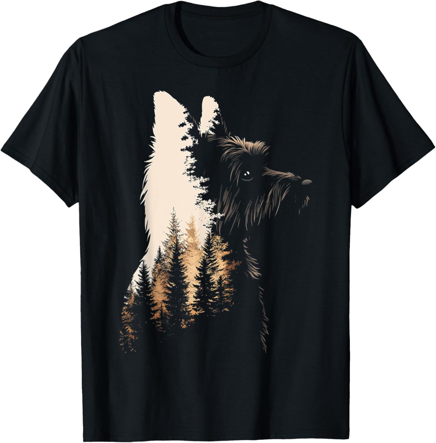 Cairn Terrier Dog Graphic Pet Art Cairn Terrier T-Shirt