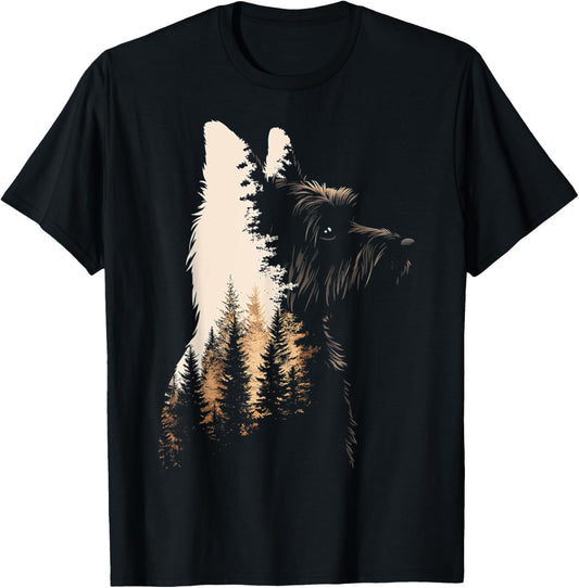 Cairn Terrier Dog Graphic Pet Art Cairn Terrier T-Shirt