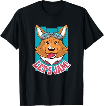 Let's Jam | Corgi Dog T-Shirt