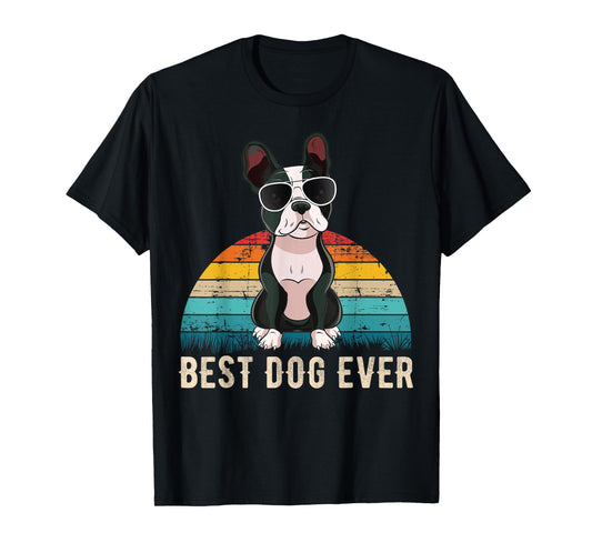 Boston Terrier Boston-Bulldog T-Shirt for Men Women Girls Kids
