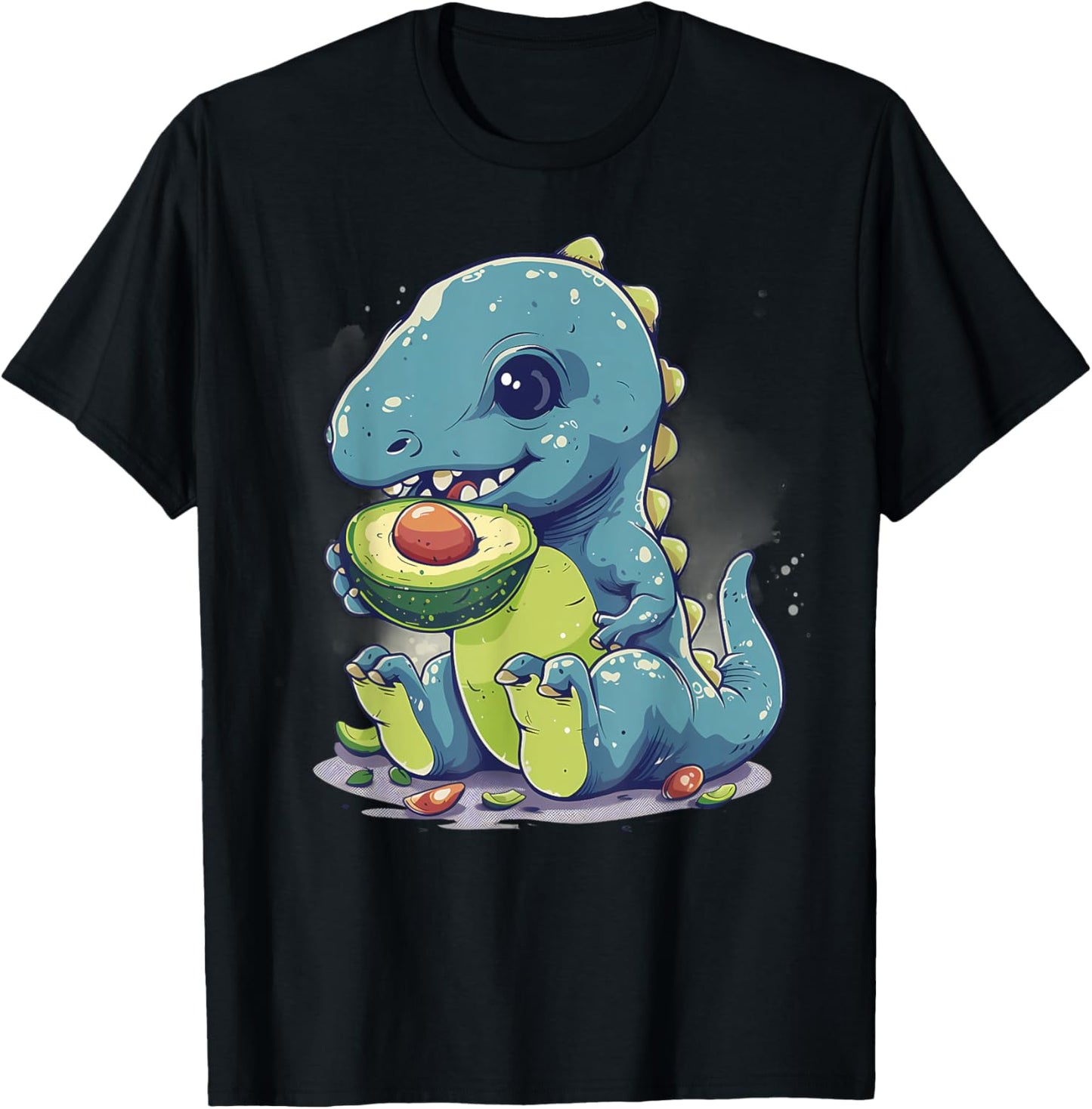 Avocado T-Rex Wildlife Dino Art Avocado Fruit Artwork Nature T-Shirt