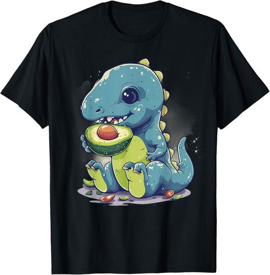 Avocado T-Rex Wildlife Dino Art Avocado Fruit Artwork Nature T-Shirt