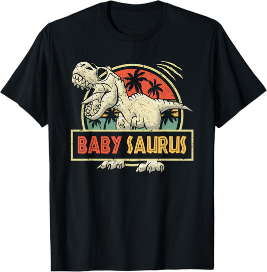 Baby saurus T Rex Dinosaur Family Matching Birthday Boy Kids T-Shirt