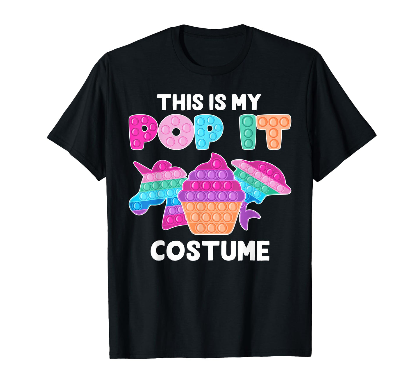 This is my Pop it Costume Funny Pop Fidget Toys Unicorn T-Shirt