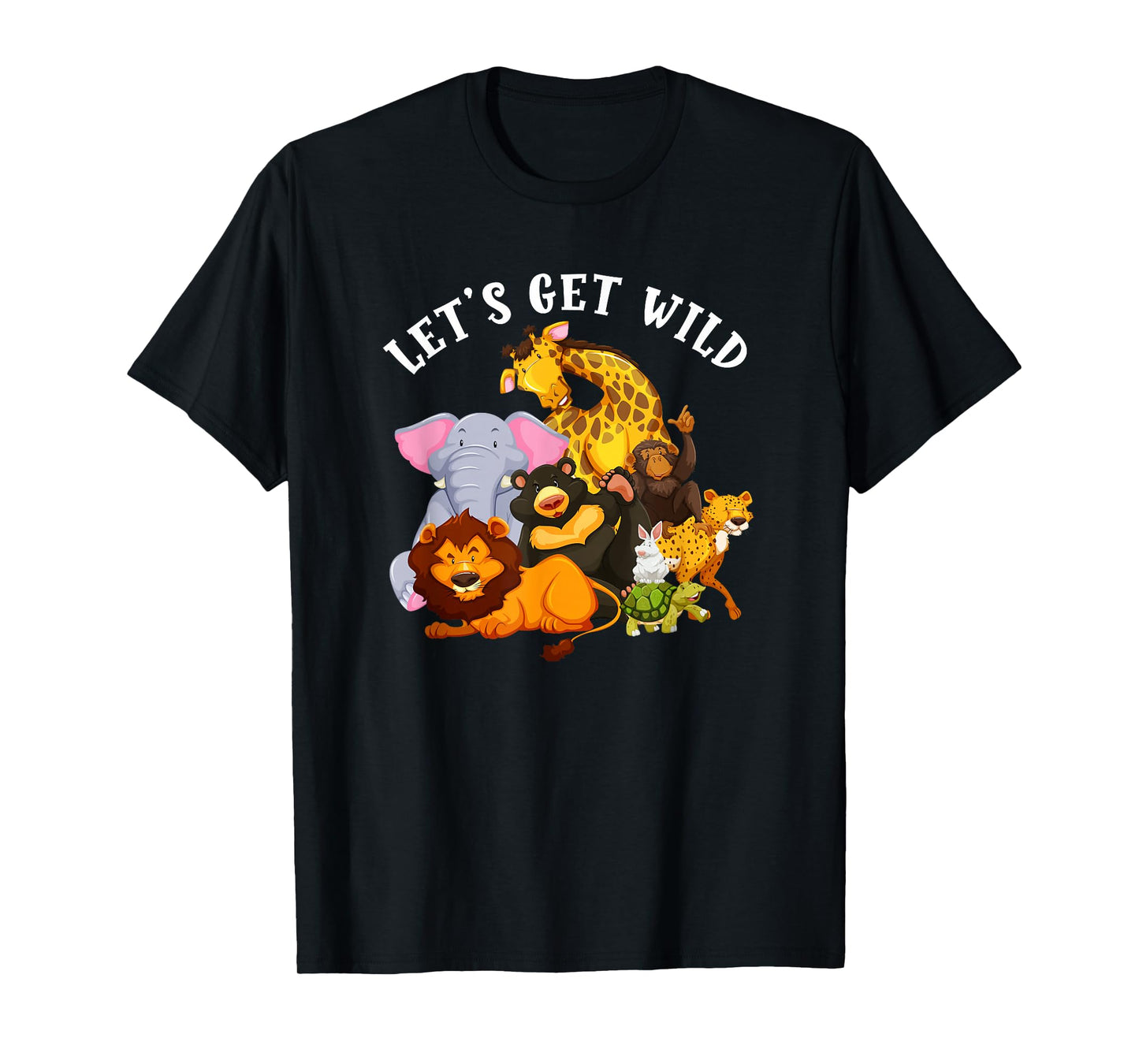 Let's Get Wild Zoo Animals Safari Party Day At The Zoo T-Shirt