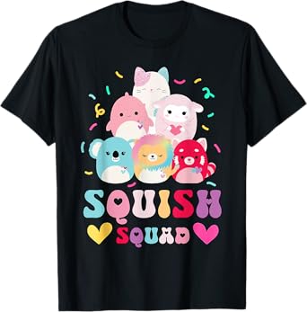 Birthday Girl Birthday Squish Squad Mallow Girl T-Shirt