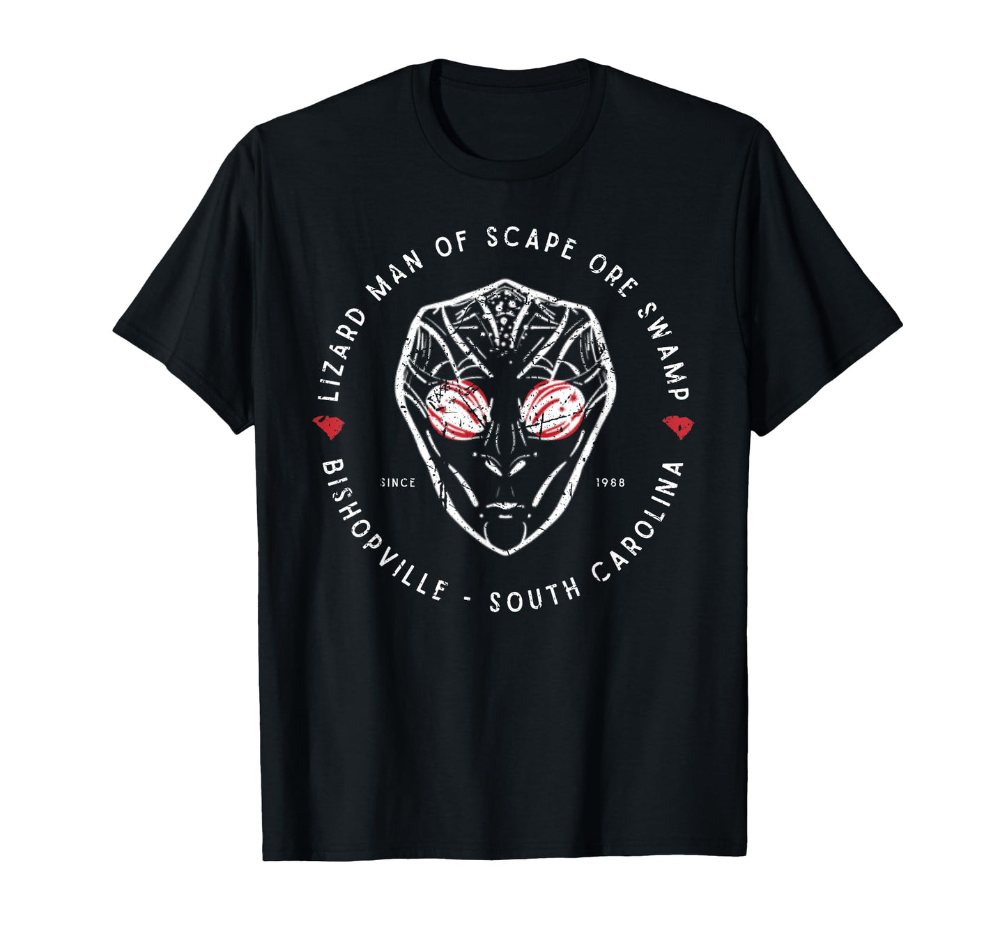 Lizard Man of Scape Ore Swamp Bishopville SC Famous Cryptid T-Shirt
