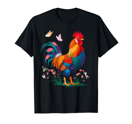 Funny Chicken Men Women Rooster Chicken Lovers T-Shirt