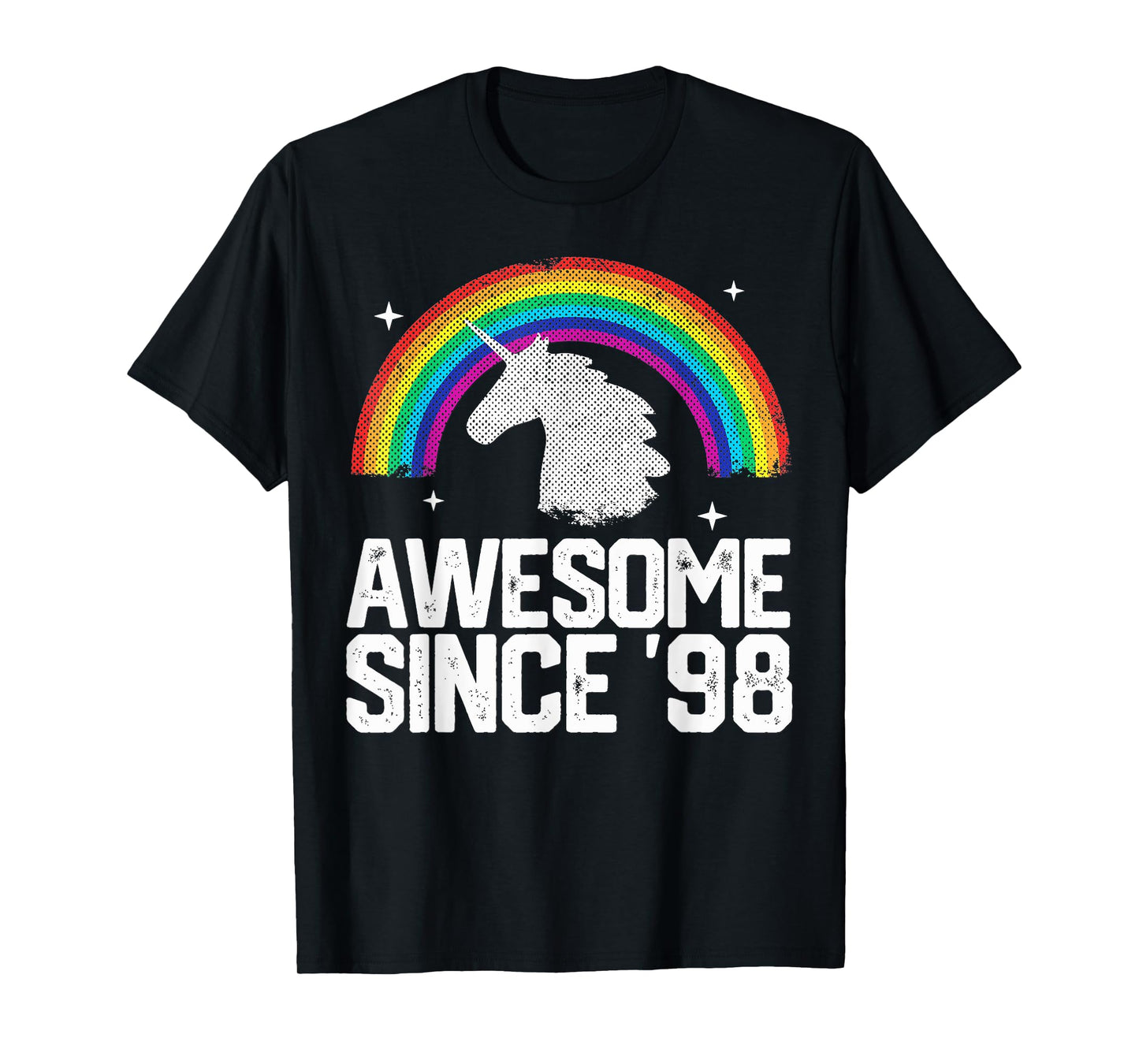 Awesome Since 1998 26th Birthday 26 Years Old Unicorn T-Shirt