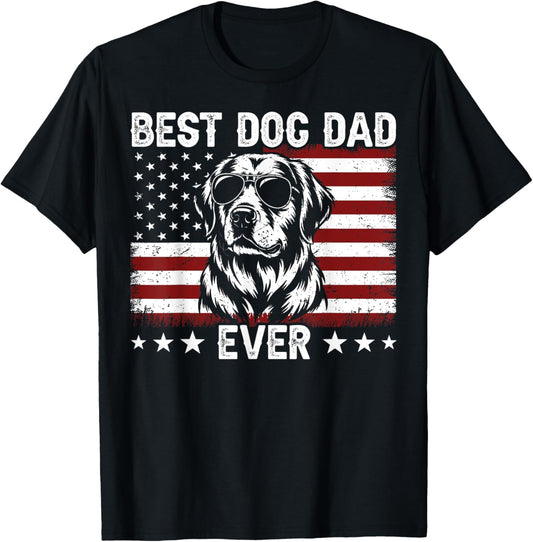 Best Dog Dad Ever Funny Father's Day Dog Lover T-Shirt
