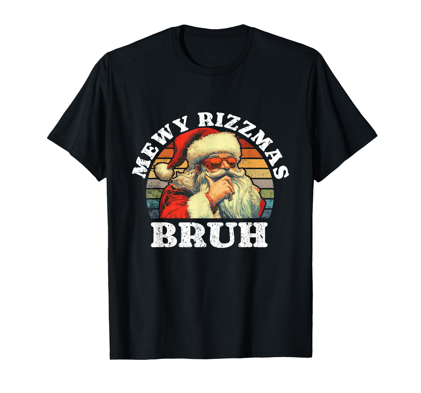 Rizz The Season bruh. Mewy Rizzmas Funny joke Rizz Christmas T-Shirt