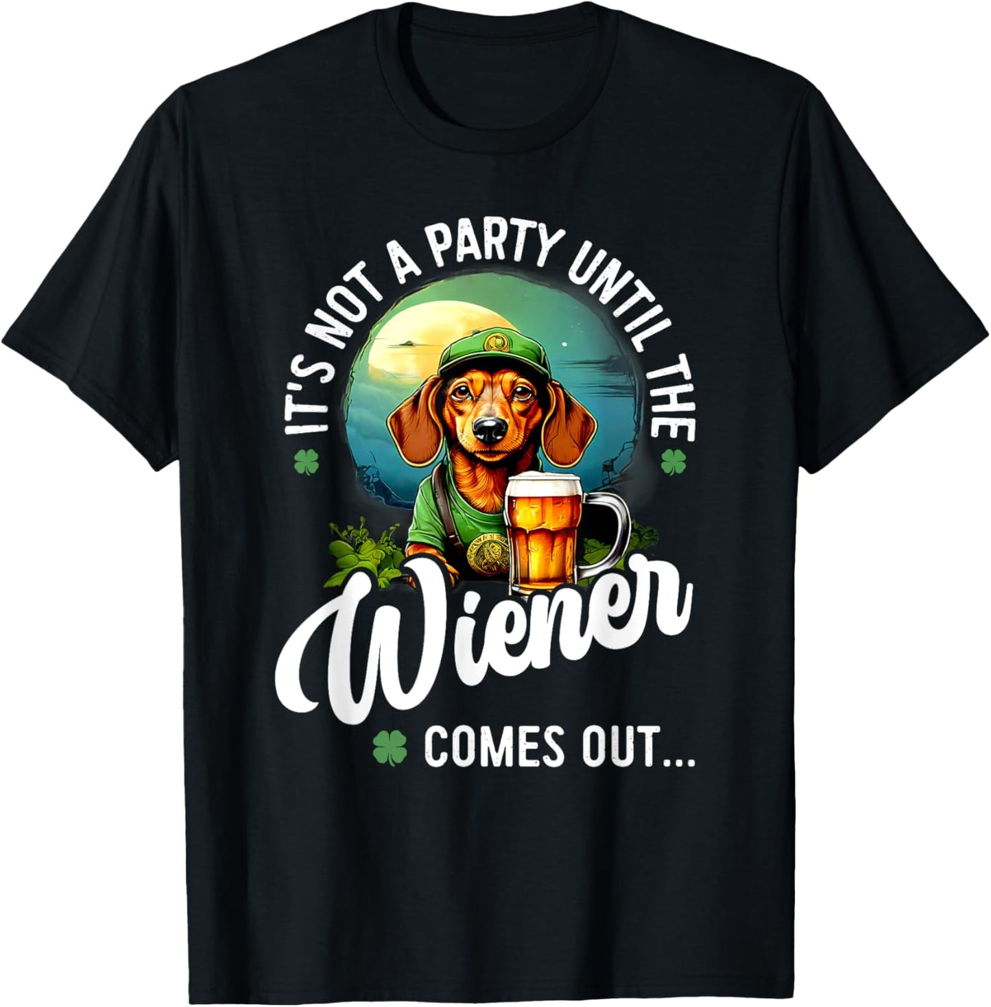 Dachshund Irish Beer Wiener Dog St. Patrick's Day T-Shirt