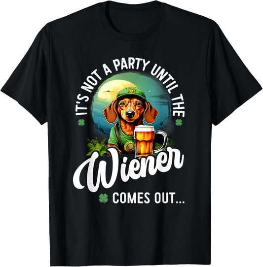 Dachshund Irish Beer Wiener Dog St. Patrick's Day T-Shirt