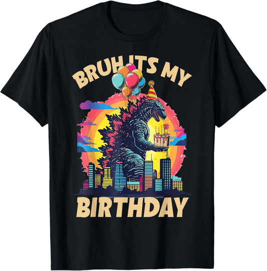 Kaiju Birthday Party Japan Monster Dinosuar It's My Birthday T-Shirt